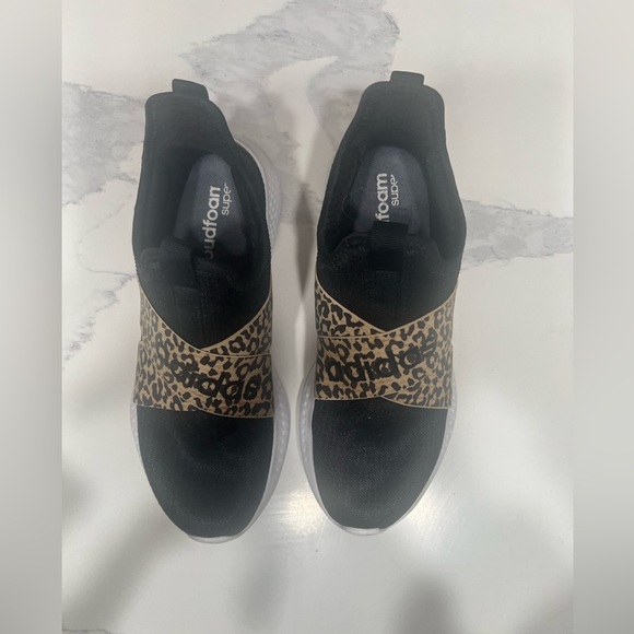 Adidas Women's Black and Leopard Print Sneakers - Picture 3 of 10